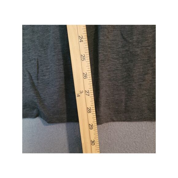 Eileen Fisher Organic Linen Jersey Long Tank Mink Gray Large - Picture 6 of 7